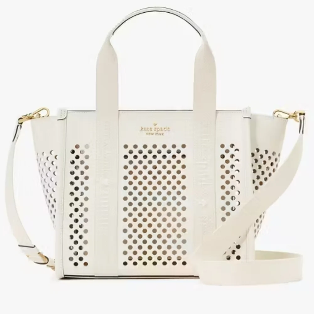 Kate Spade Leather Perforated Tote - Picture 1 of 8